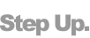 Step Up icon denoting Talascend's slogan asking client to step up to superior staffing and resourcing services and candidates to step up to a new level of recruiting services